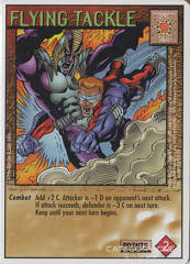Flying Tackle [White Border]